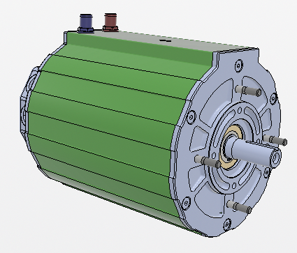 MOTEUR ELECTRIQUE PMAC 48-200 VCC 134NM ARBRE
