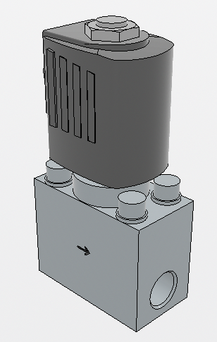 ELECTROVANNE 2 VOIES - G1/2P FF INOX PN250 IP65 - DC 12V NF