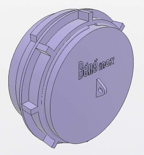 BOUCHON SYMETRIQUE G4P ALU AVEC VERROU + CHAINETTE