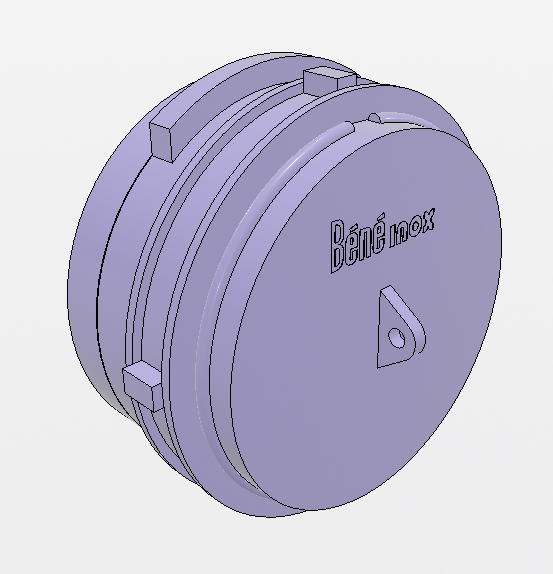 BOUCHON SYMETRIQUE G2-1/2P ALU AVEC VERROU