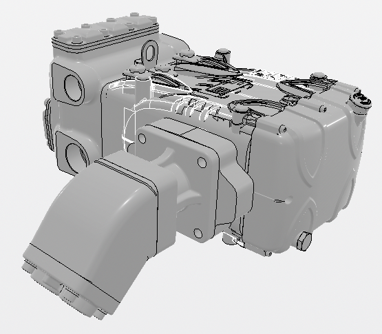 POMPE HP - KS32R 145L/MIN 2000B 55KW 1200TR/MIN - MOTEUR HYD HYPACK 108CM3
