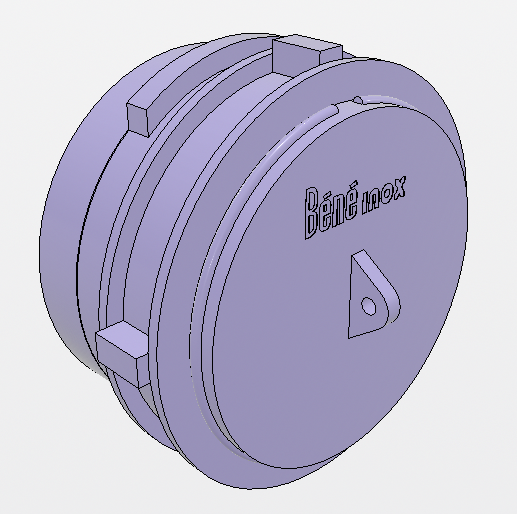 BOUCHON SYMETRIQUE G2P ALU AVEC VERROU
