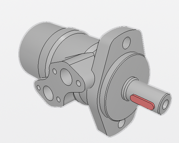 MOTEUR HYDRAULIQUE MHP160 160CM3 ARBRE CLAVETE D25