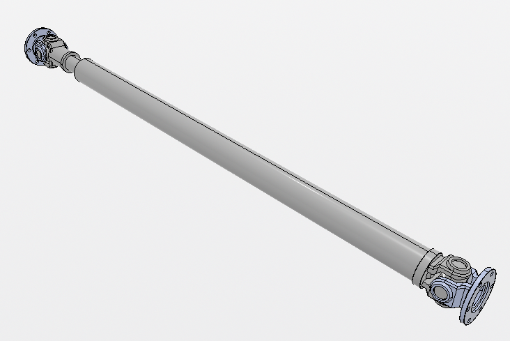 TRANSMISSION SERIE 2020 DIN100/DIN100 LG 1270 - COULISSEAU LG 70 - CROISILLON 30,2X81,8 - TUBE D76,2X2,41