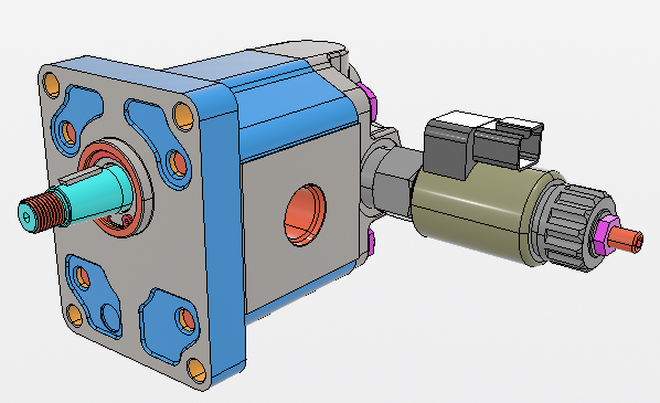 MOTEUR HYDRAULIQUE GR2 14CM3 ROT D FAN DRIVE