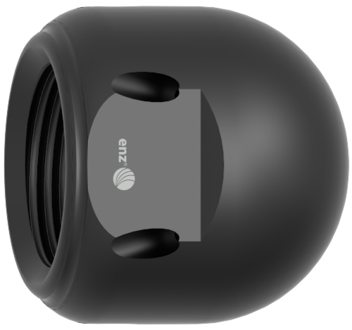 TETE HP G3/4P SPHERIQUE 350B 6 JETS AR D1MM - 30° + 1 JET AV D0.7MM