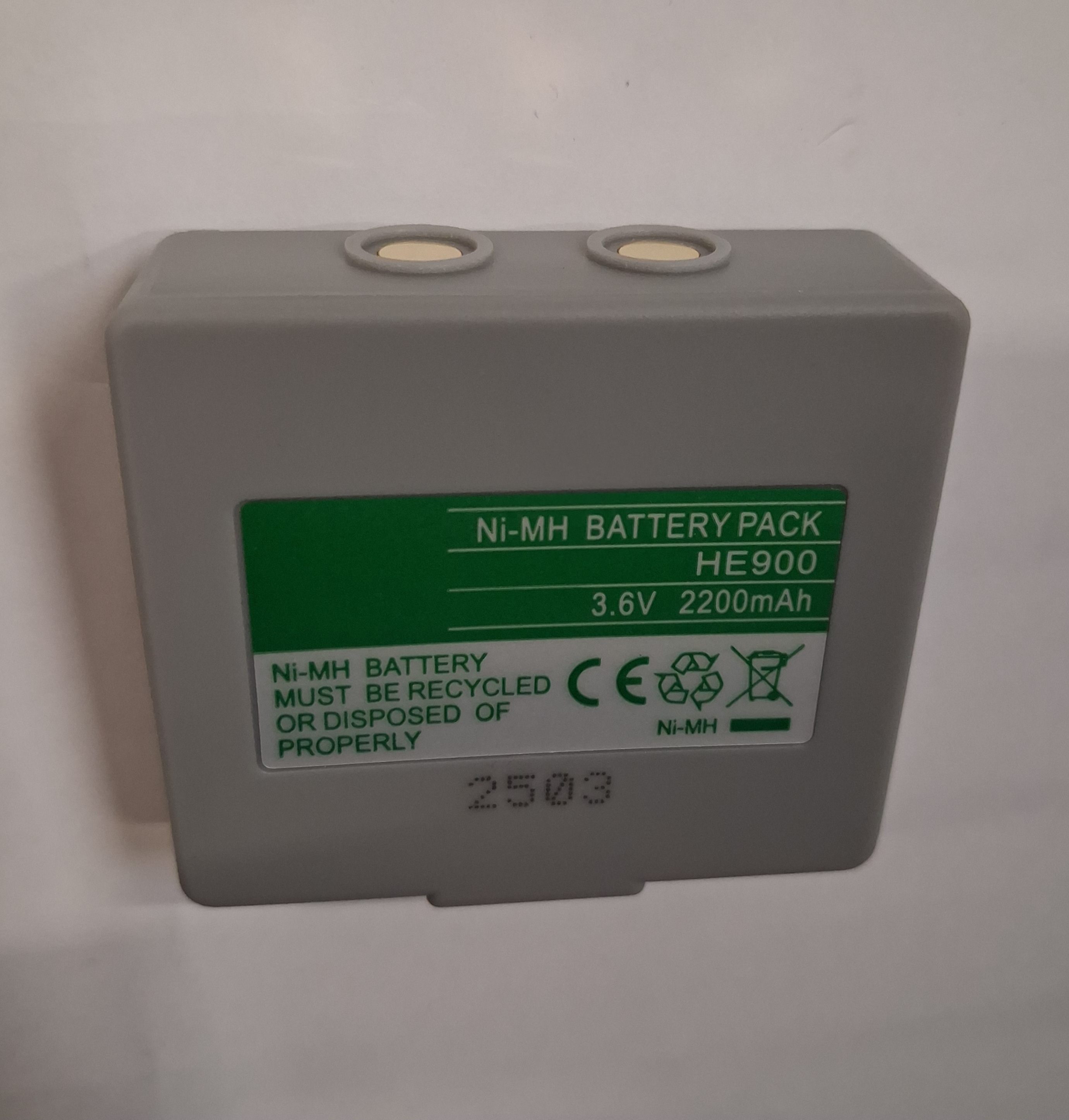 PACK BATTERIE LITHIUM HETRONIC 3,6VCC - 2,75AH