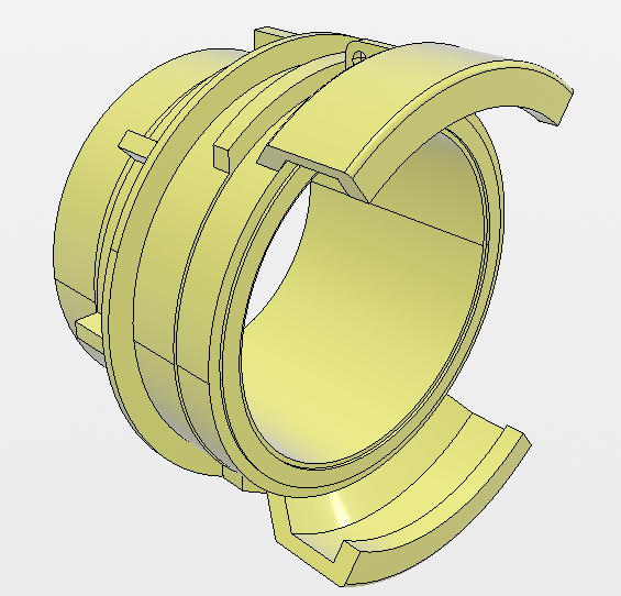 RACCORD SYMETRIQUE G4P INOX M AVEC VERROU