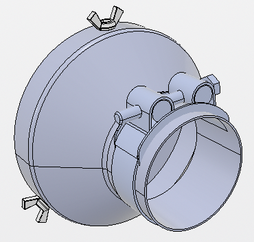 VANNE 2 VOIES A BOISSEAU - G4P BRIDE INOX PN16 - ADR