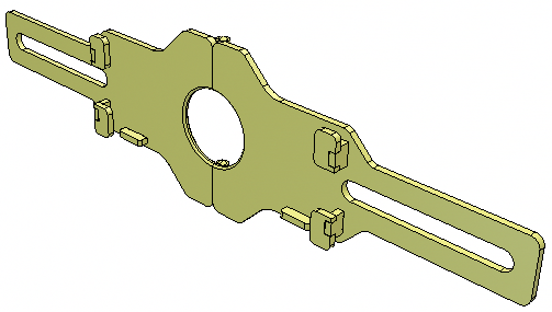 ES SUPPORT PLIAGE POUR TUYAUTERIE DN200 A DN400