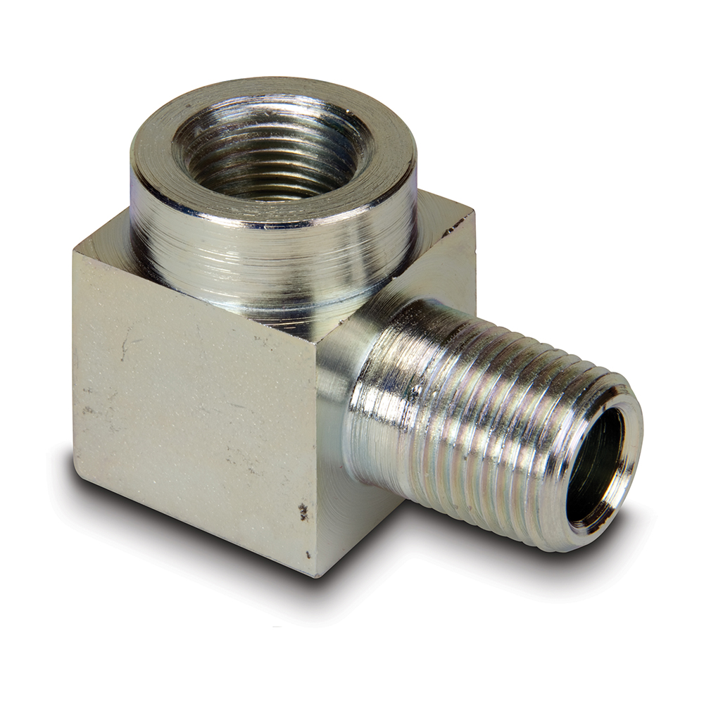 Coude à 90° 3/8'' NPT mâle. 3/8'' NPT femelle. pression max : 700 bar