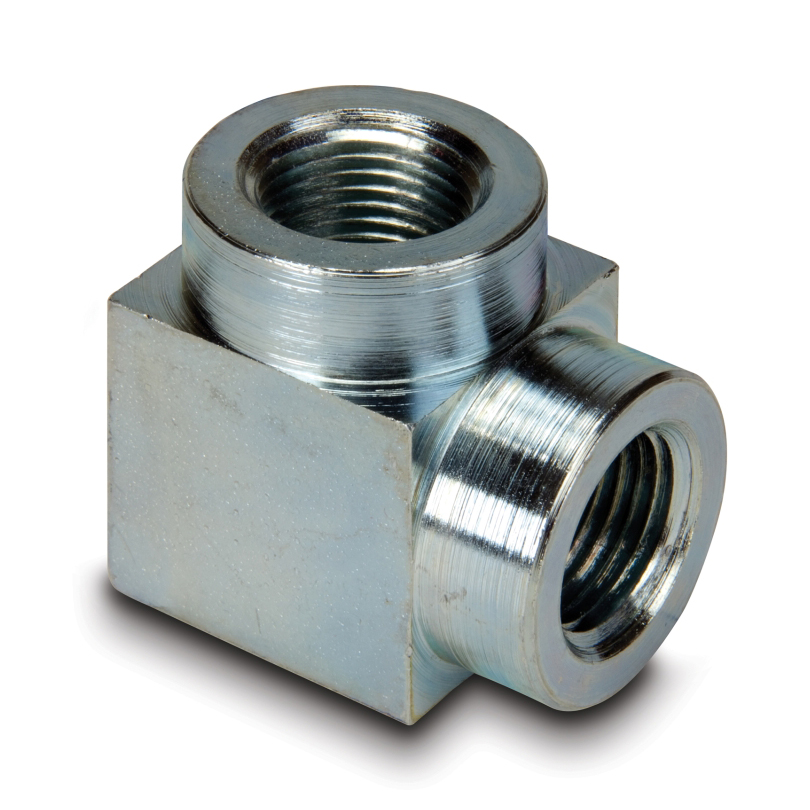 Coude à 90° femelle/femelle 3/8'' NPT. pression max : 700 bar