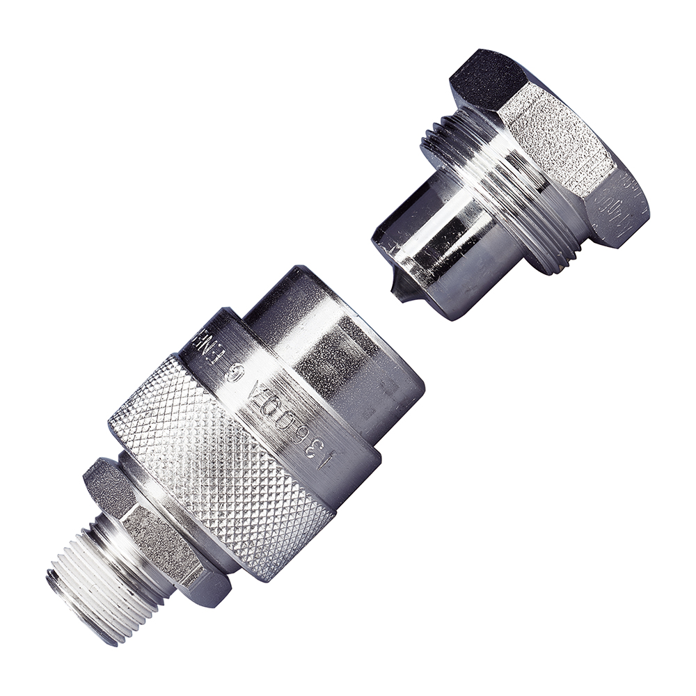 Coupleur rapide complet mâle/femelle 3/8'' NPT de 700 bar