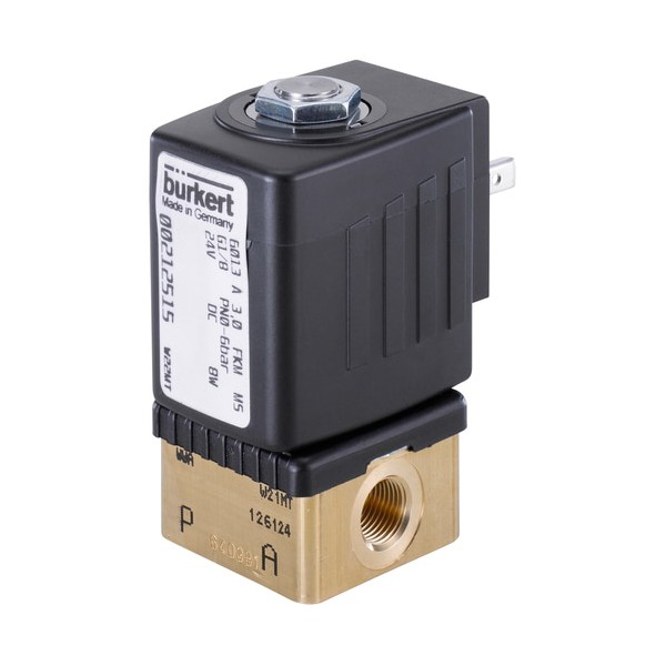 Electrovanne 2/2 NF type 6013. 0- bar. passage . Gaz.