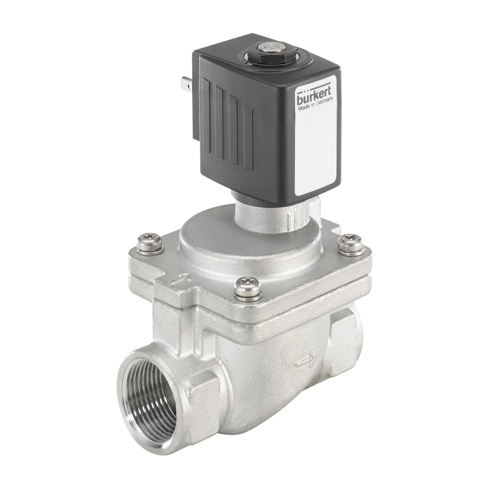 Électrovanne 2/2 NF type 6281 Inox . 0.2-16 bar. passage . Gaz.
