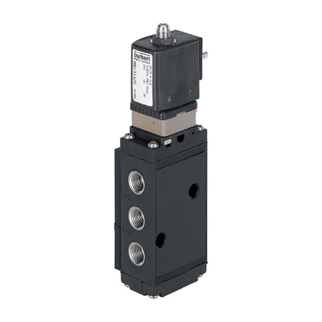 Electro-distributeur monostable NAMUR 5/2 type 6519. 1/4'' Gaz. 32 mm