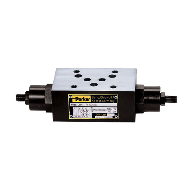 Freineur NG10 sur A et B - Pression de service max : 350 bar
