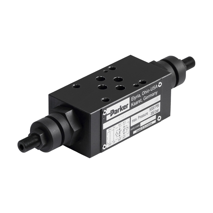 Freineur NG6 sur A et B - Pression de service max : 350 bar