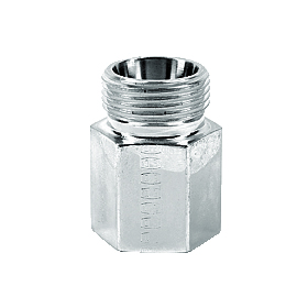 Union femelle BSPP cyl. série légère DN . Filetage Gaz. Pression bar
