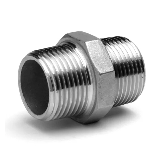 Mamelon hexagonal Gaz conique en inox 316L