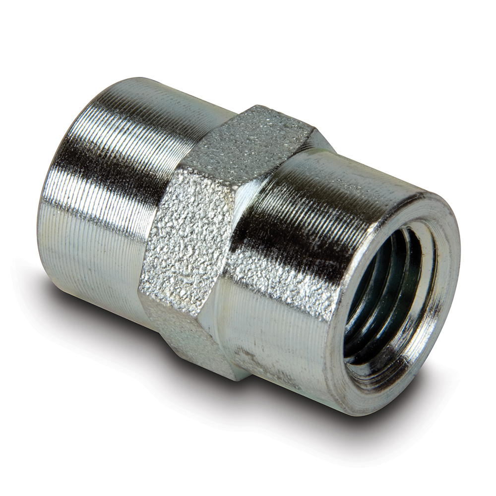 Manchon égal 1/4'' NPT femelle. pression max : 700 bar. longueur 29 mm