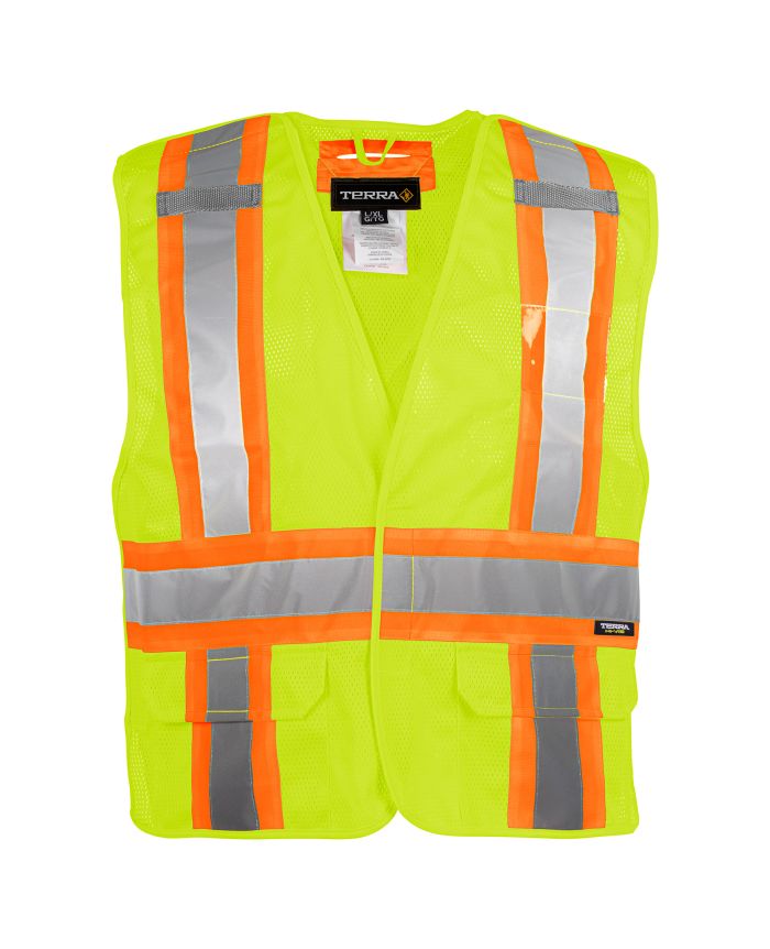 VESTE SECURITE MAILLE H.V. JAUNE