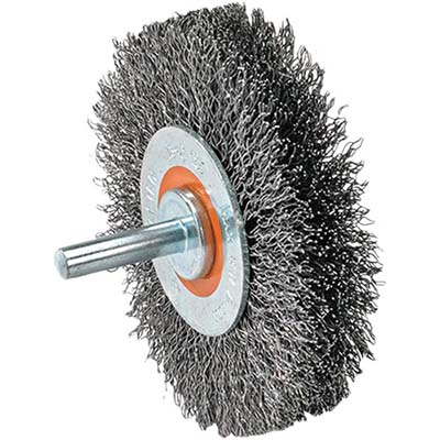 BROSSE METALLIQUE MONTEE 3 X 7/8 CREPE