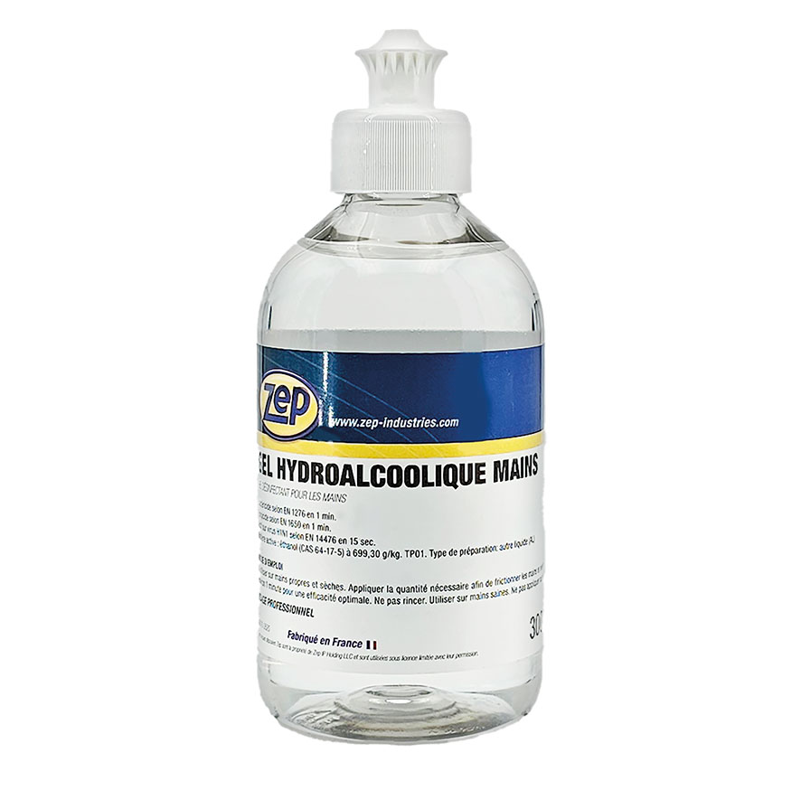 GEL HYDROALCOOLIQUE MAINS - 300 ML (LOT DE 12)
